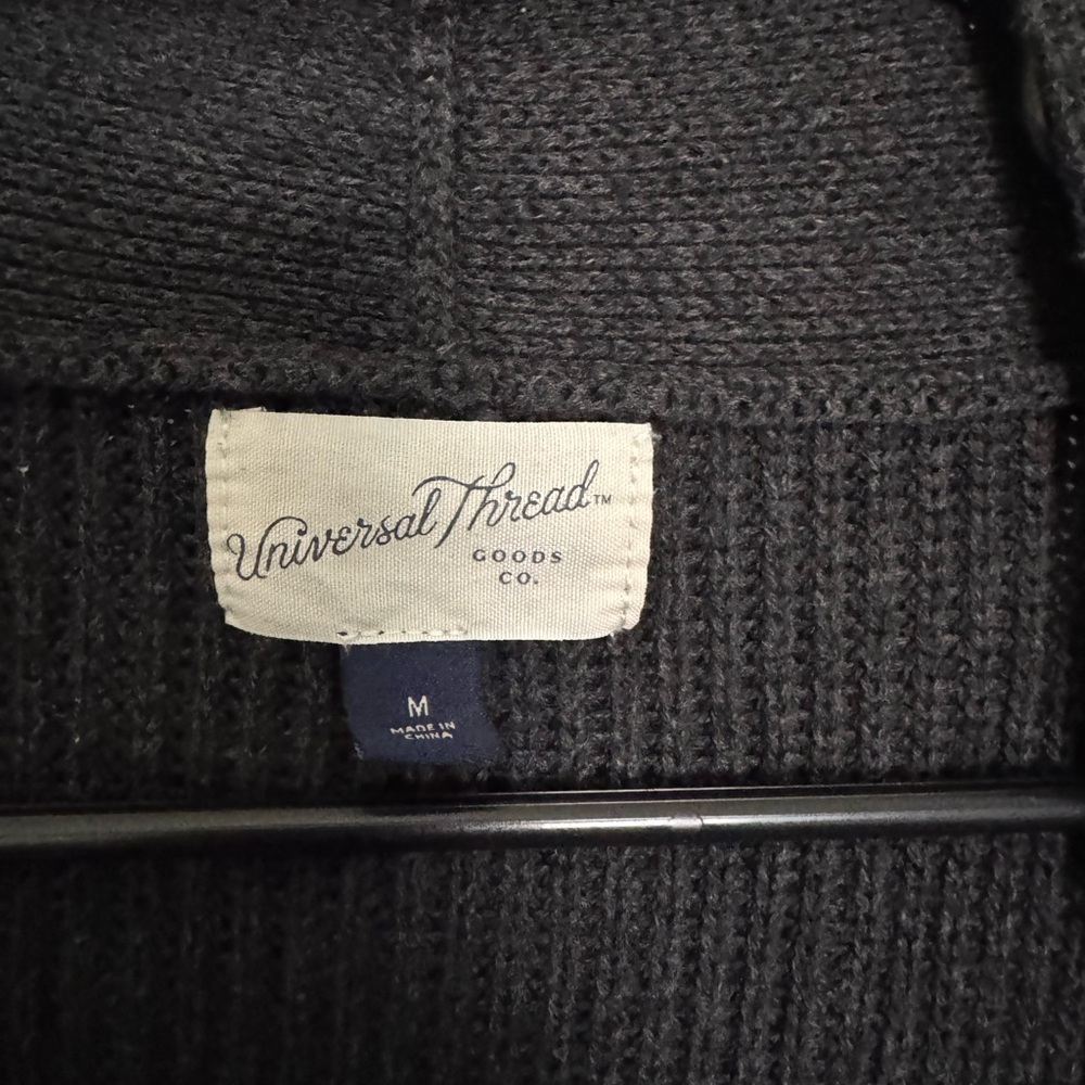 Universal Thread Dark Gray Open-Front Cardigan - image 3